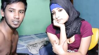 Lankan Muslim Couple Riyazeth & Rizna Private Show - 6