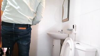 Quick Fuck with my Secretary in the Office Bathroom