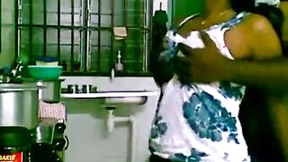 Kitchen sex by husband and wife