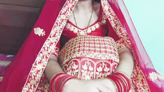 Arrange Marriage Suhagrat Indian Village Culture Frist Night Homemade Newly Married Couple