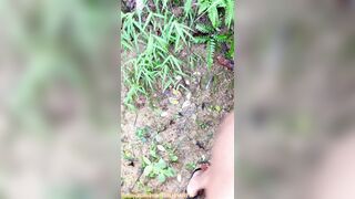 Outdoor Blowjob on Knees