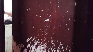 Hot MILF widow on SAREE, PUNISHED the underpant thief