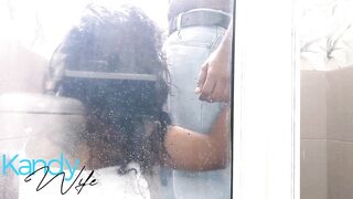 Sri lankan Blowjob in bathroom