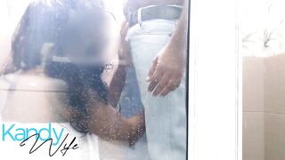 Sri lankan Blowjob in bathroom