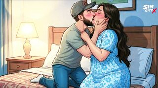 Horny Indian Aunty Seduces Young Delivery Boy at Home
