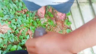 Srilankan Petite Village Girl Outdoor Sex hot Couple part 2