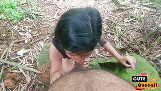 Sri Lankan Girl Outdoor Fantacy Blowjob & Indoor Fucking