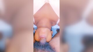 Sri lanka house wife shetyyy black chubby pussy sucking cock