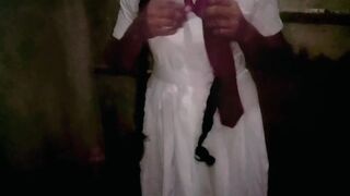 Srilankan school uniform with shower girl.asian school girl hot and sexy video.after school time fun girl.hot and sexy lady