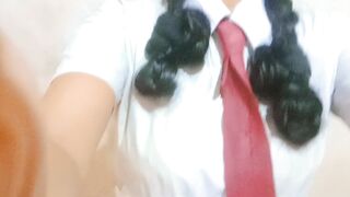 College girl bathing with uniform. Hot and sexy uniform video college girl and having sex after school college girl what doing i