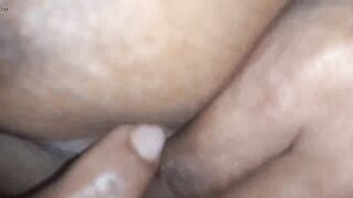 Sri Lanka New Sex Video Wet Hair Pussy Lady Blowjob & Fingering Solo Big Black Cock Next Door Woman Fuck Working Boy part 1