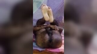 Sri lankan wife hit husband ass using dildo