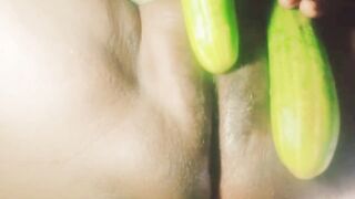 Indian village girl Fucking by cucumber