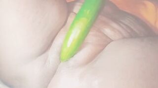 Indian women Sex with vegetable